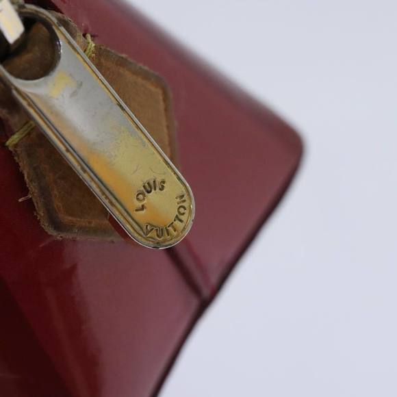 LOUIS VUITTON Vernis Rayure Pochette Cosmetic Pomme D'amour M91721 Auth hk1684 - Picture 8 of 16